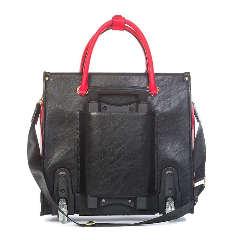 Olivia Lauren Dames Business Trolley 17" Esme Black/Red Olivia Lauren 