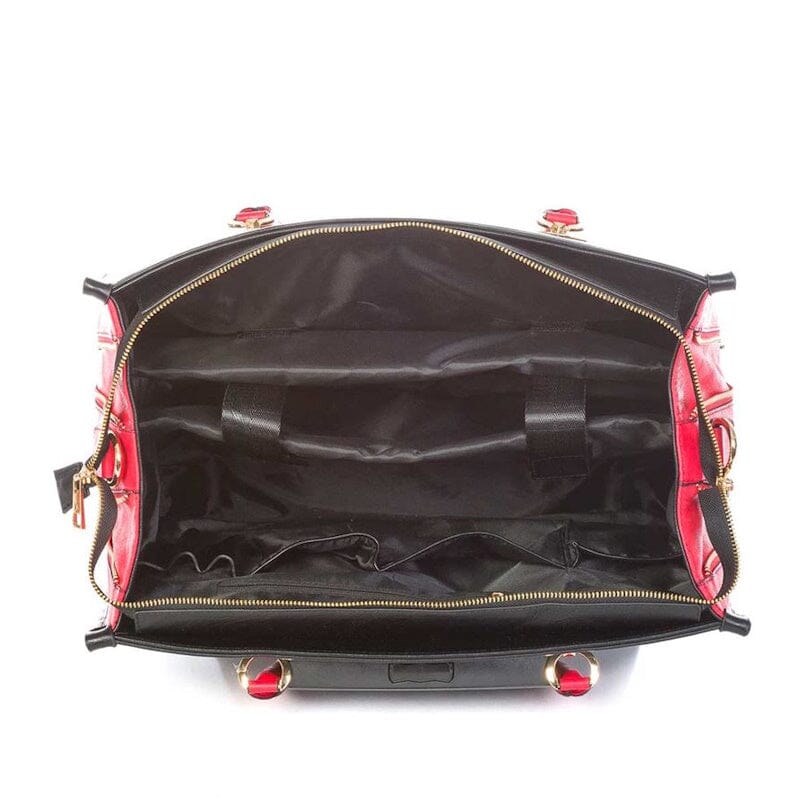 Olivia Lauren Dames Business Trolley 17" Esme Black/Red Olivia Lauren 