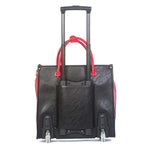 Olivia Lauren Dames Business Trolley 17" Esme Black/Red Olivia Lauren 