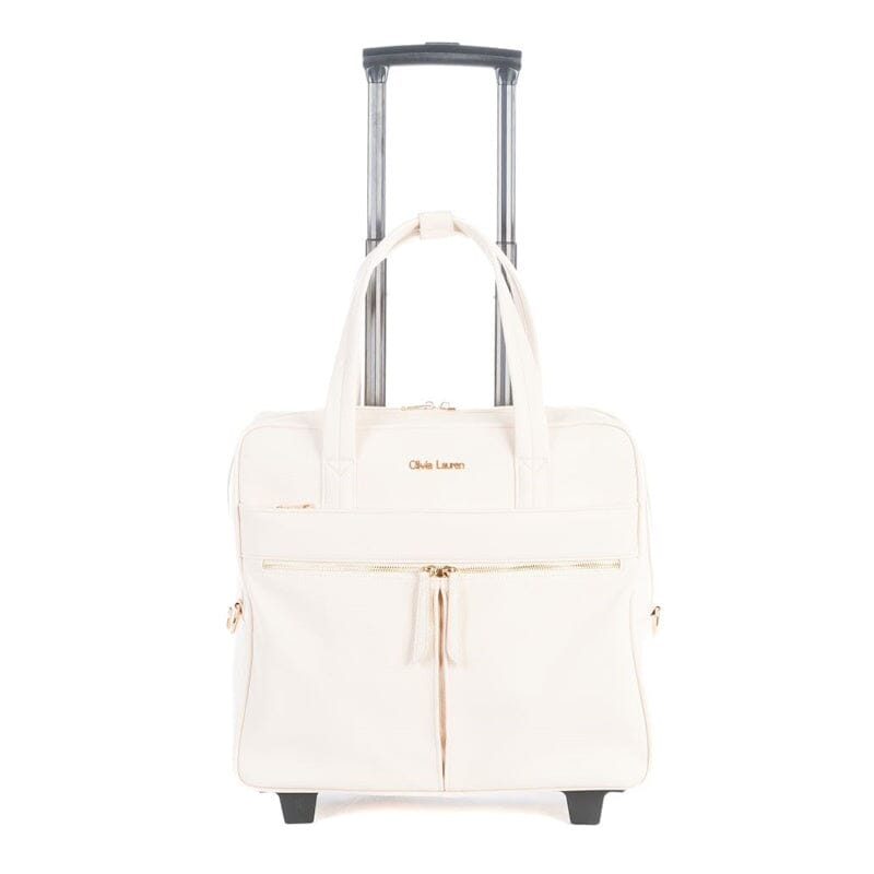 Olivia Lauren Dames Business Trolley 17" Leila White Olivia Lauren 
