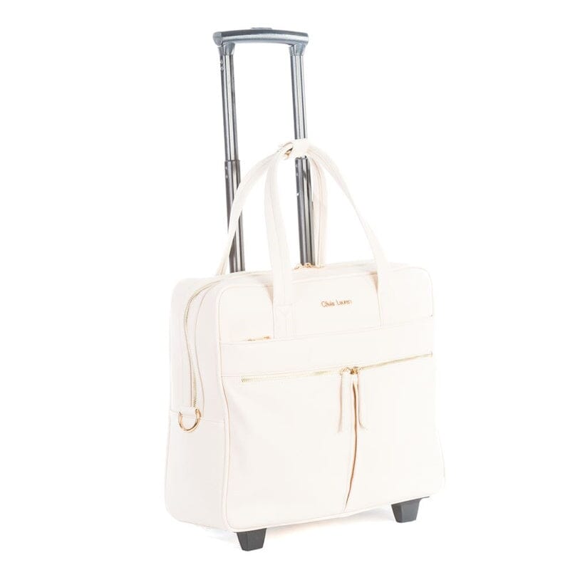 Olivia Lauren Dames Business Trolley 17" Leila White Olivia Lauren 