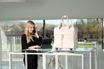 Olivia Lauren Dames Business Trolley 17" Leila White Olivia Lauren 
