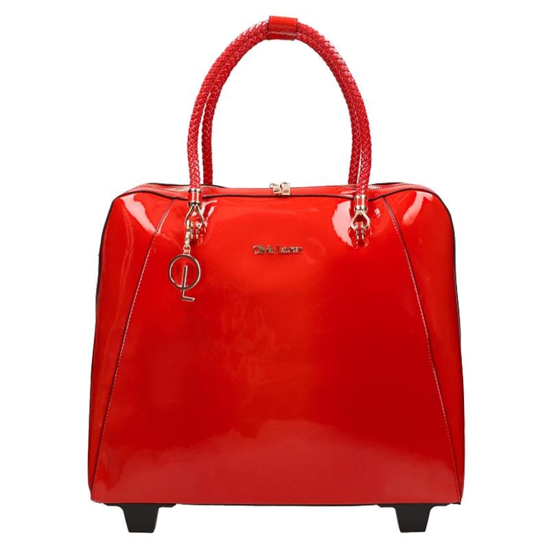 Olivia Lauren Dames Business Trolley 17" Natasha Red Olivia Lauren 