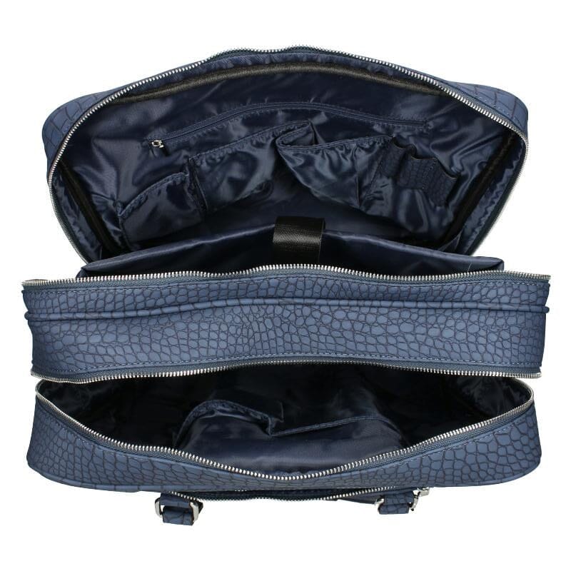 Olivia Lauren Dames Business Trolley 17" Octavia Navy Blue Olivia Lauren 