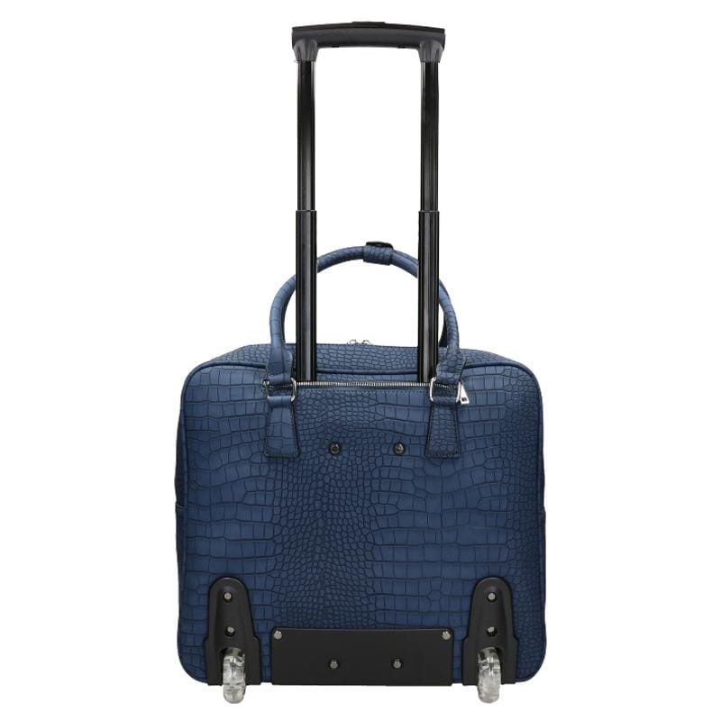 Olivia Lauren Dames Business Trolley 17" Octavia Navy Blue Olivia Lauren 