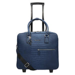 Olivia Lauren Dames Business Trolley 17" Octavia Navy Blue Olivia Lauren 
