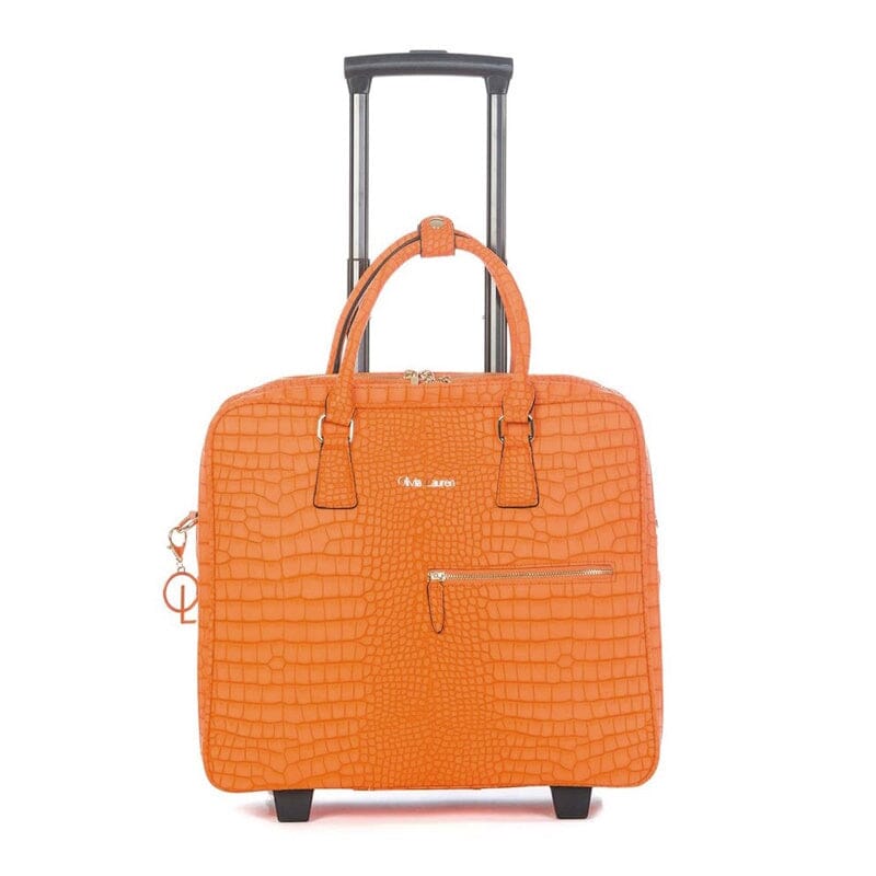Olivia Lauren Dames Business Trolley 17" Phoebe Orange Olivia Lauren 