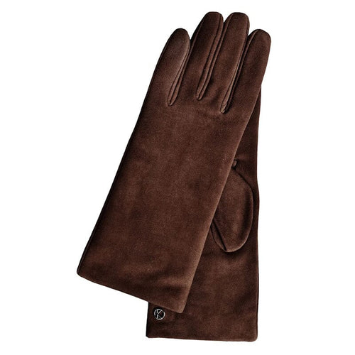 Otto Kessler Dames Handschoen Ava Suede Warm Brown Otto Kessler 