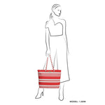 PE Florence Leisure Shopper Rood / Wit PE Florence 