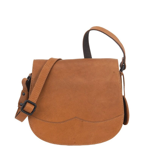 Saccoo Brazil Crossbody / Schoudertas Cognac Saccoo 