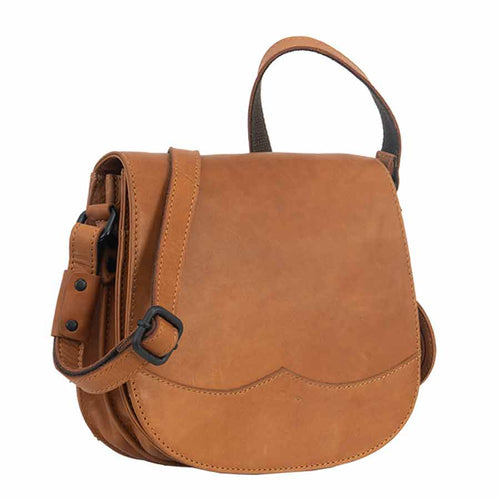 Saccoo Brazil Crossbody / Schoudertas Cognac Saccoo 