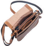 Saccoo Brazil Crossbody / Schoudertas Donkerbruin Saccoo 