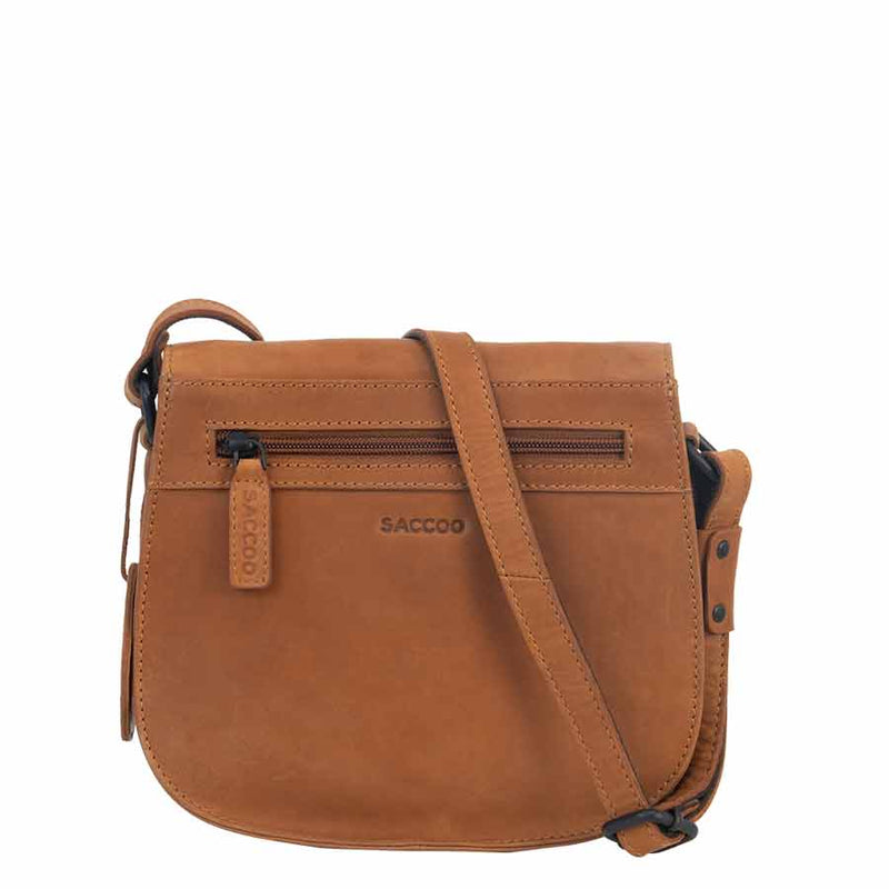 Saccoo Brazil Crossbody / Schoudertas Donkerbruin Saccoo 