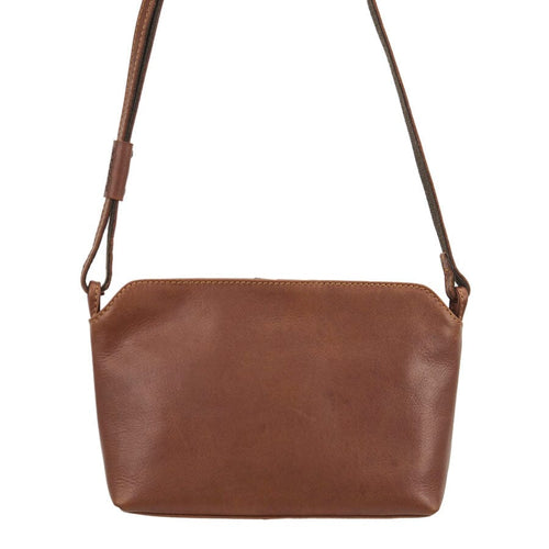 Saccoo Secce Crossbody / Schoudertas Donkerbruin Saccoo 