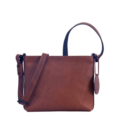 Saccoo Senora Crossbody Tas Donkerbruin Saccoo 