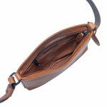Saccoo Senora Crossbody Tas Donkerbruin Saccoo 