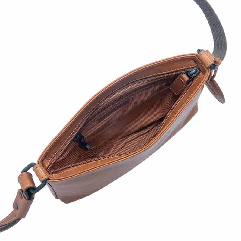 Saccoo Senora Crossbody Tas Donkerbruin Saccoo 