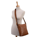 Saccoo Tufara Schoudertas Cognac Saccoo 