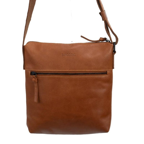 Saccoo Tufara Schoudertas Cognac Saccoo 