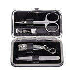 Sacher Manicure Etui Beugel 4-delig Zwart (leer) Sacher 