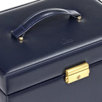 Sacher Sieradendoos Lena Acuro / Navy (leer) Sacher 