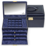 Sacher Sieradendoos Lena Acuro / Navy (leer) Sacher 