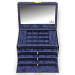 Sacher Sieradendoos Lena Acuro / Navy (leer) Sacher 