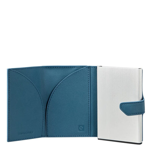 Samsonite Alu Fit Proxis Portemonnee Petrol Blue Samsonite 