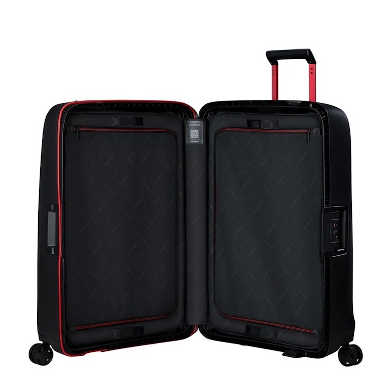 Samsonite Essens Spinner Trolley 75 Charcoal Red Samsonite 