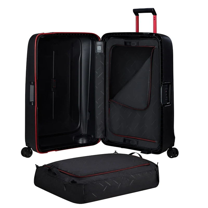 Samsonite Essens Spinner Trolley 75 Charcoal Red Samsonite 