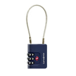 Samsonite TA Revolution Cablelock 3 Dial TSA Midnight Blue Samsonite 