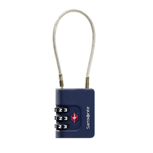 Samsonite TA Revolution Cablelock 3 Dial TSA Midnight Blue Samsonite 