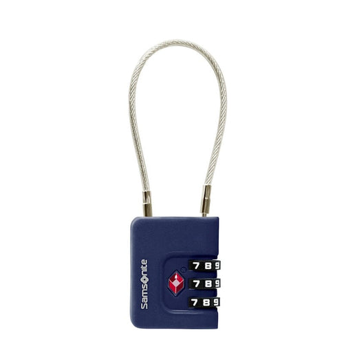 Samsonite TA Revolution Cablelock 3 Dial TSA Midnight Blue Samsonite 