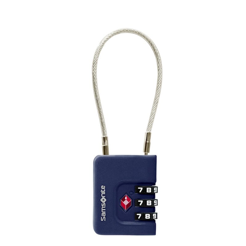 Samsonite TA Revolution Cablelock 3 Dial TSA Midnight Blue Samsonite 