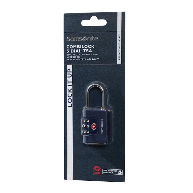 Samsonite TA Revolution Combilock 3 Dial TSA Midnight Blue Samsonite 