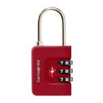 Samsonite TA Revolution Combilock 3 Dial TSA Red Samsonite 