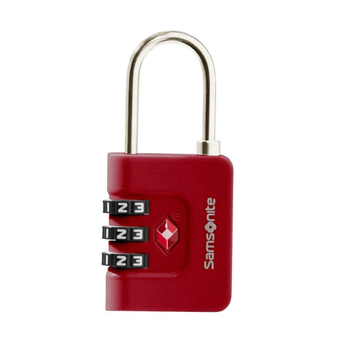 Samsonite TA Revolution Combilock 3 Dial TSA Red Samsonite 