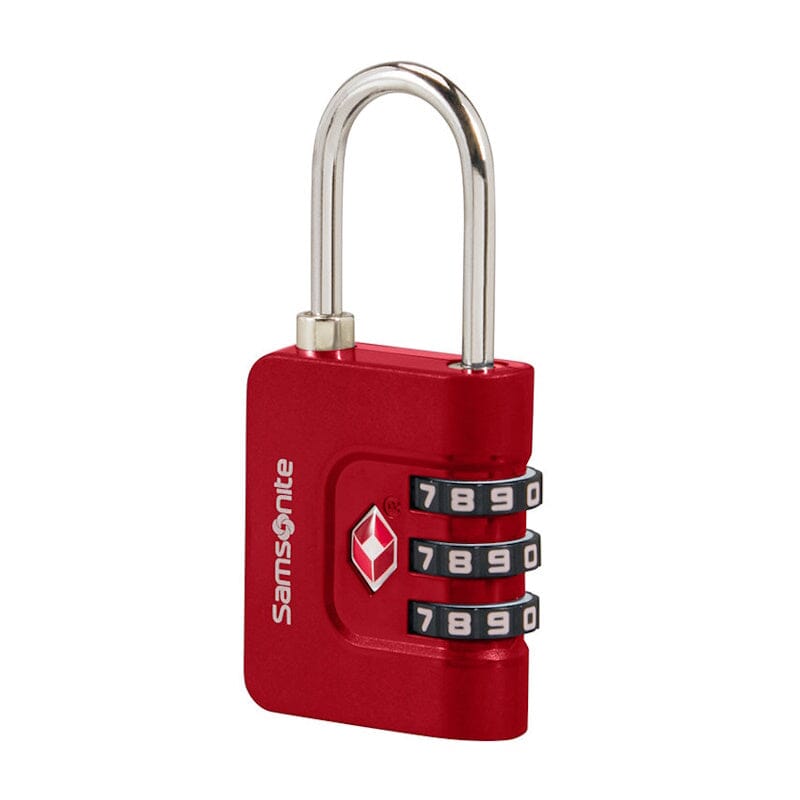 Samsonite TA Revolution Combilock 3 Dial TSA Red Samsonite 