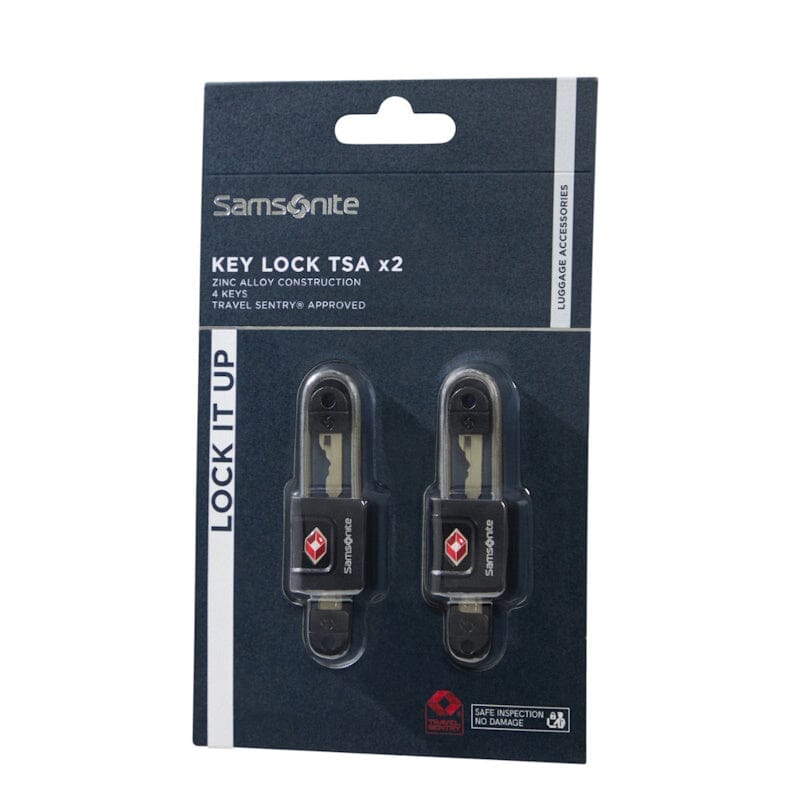 Samsonite TA Revolution Key Lock TSA (2x) Black Samsonite 