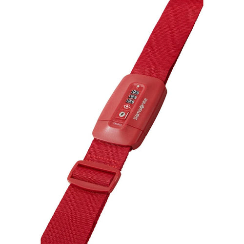 Samsonite TA Revolution Luggage Strap/TSA Lock Red Samsonite 