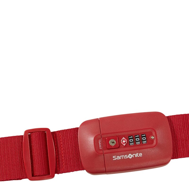 Samsonite TA Revolution Luggage Strap/TSA Lock Red – Engbers - Bags ...