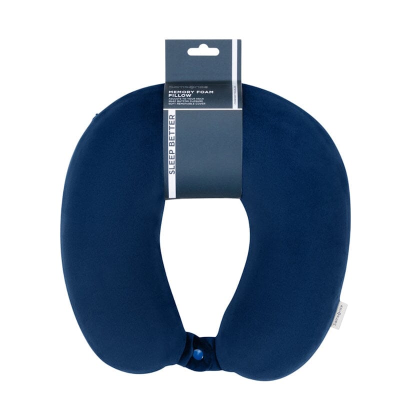 Samsonite TA Revolution Memory Foam Pillow Midnight Blue Samsonite 