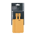 Samsonite TA Revolution Rectangle Luggage Tag (2x) Yellow Samsonite 