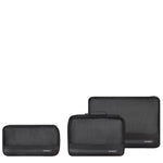 Samsonite TA Revolution Set Of 3 Packing Cubes Black Samsonite 