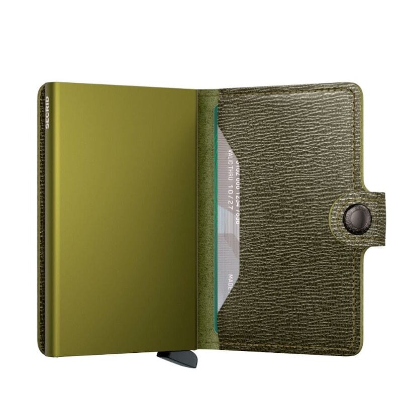 Secrid Mini Wallet Crisple Kelp Secrid 