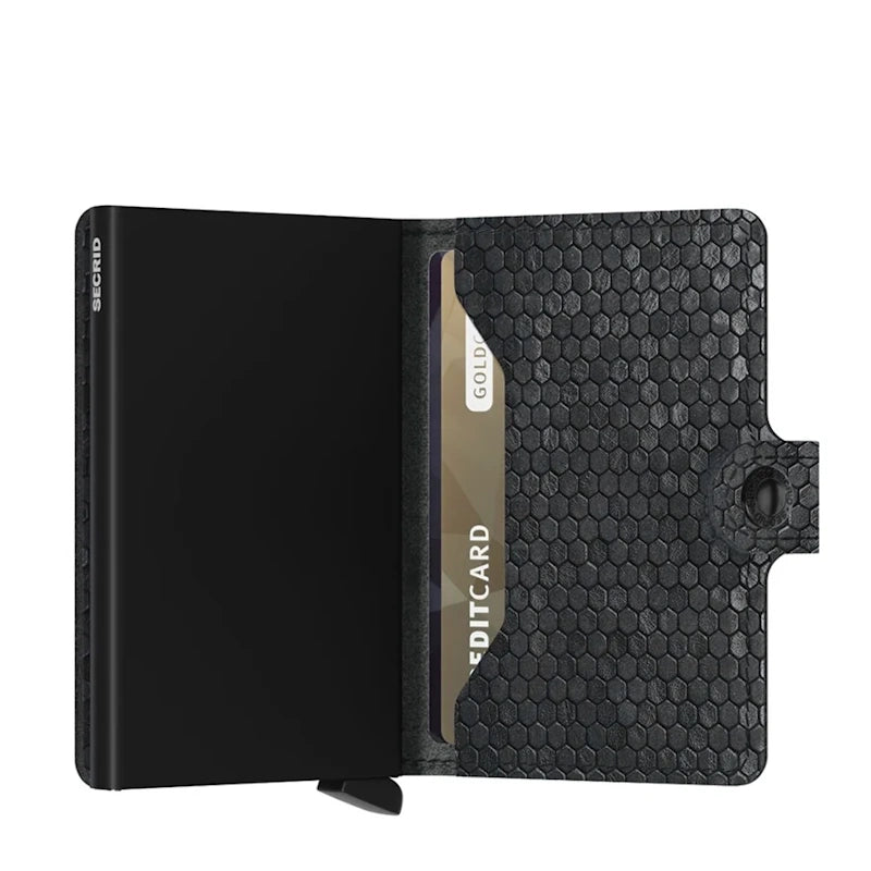 Secrid Mini Wallet Hexagon Black Secrid 