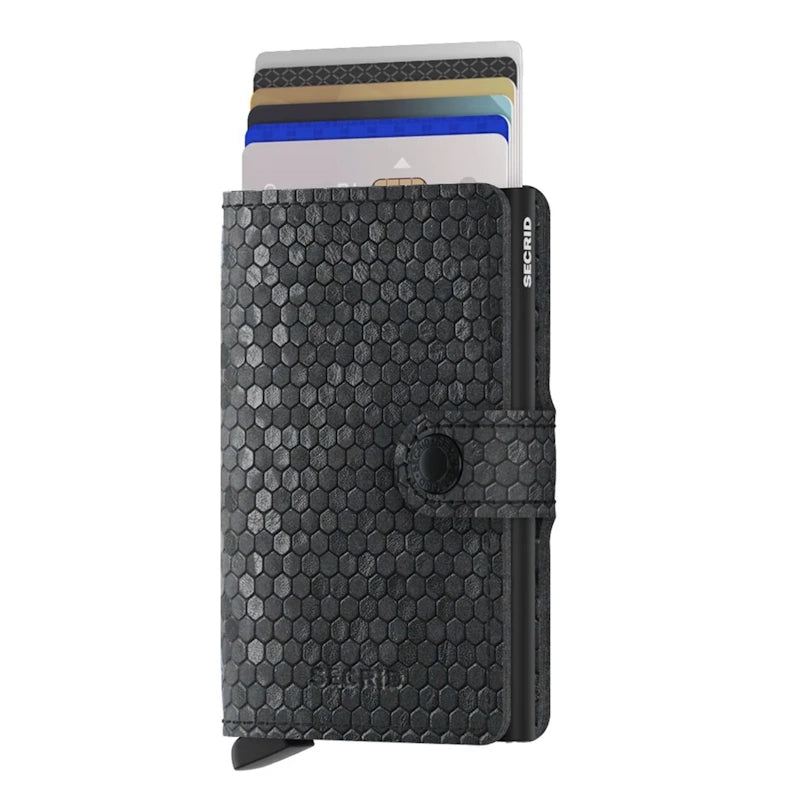 Secrid Mini Wallet Hexagon Black Secrid 