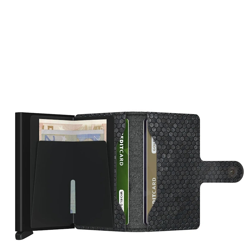 Secrid Mini Wallet Hexagon Black Secrid 