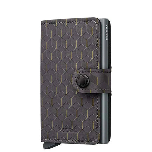 Secrid Mini Wallet Optical Grey Yellow Secrid 