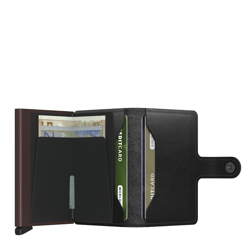 Secrid Mini Wallet Original Black Brown Secrid 